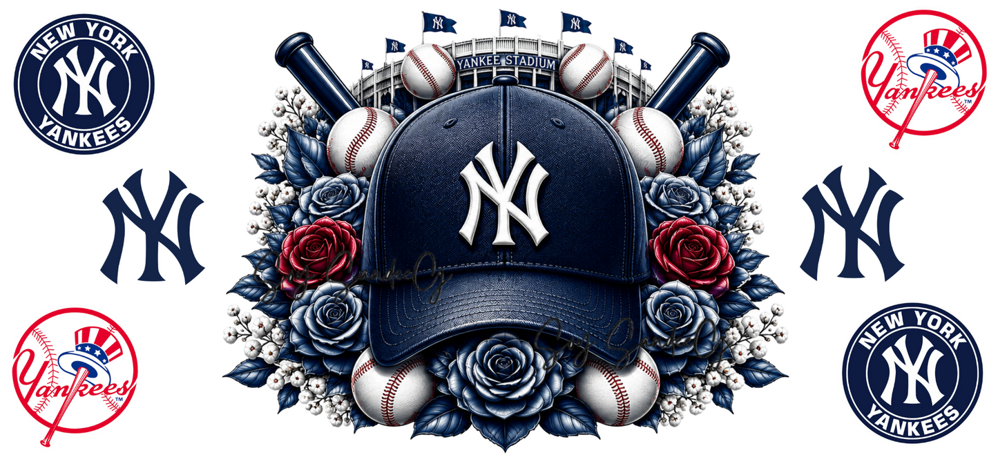 Yankees - UVDTF Wrap for cups/hard surfaces sticker