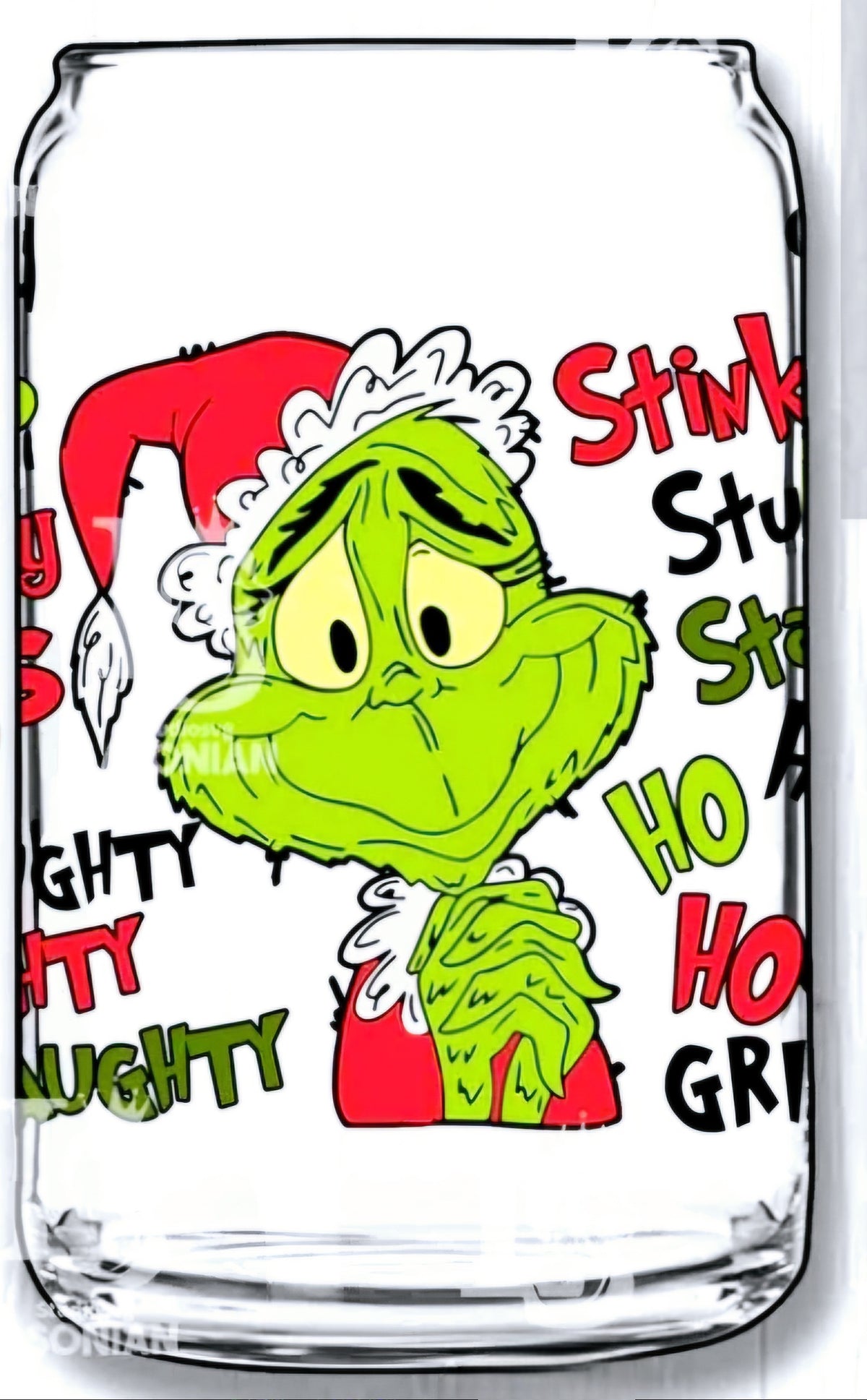 Grinch Sayings - UVDTF Wrap for cups/hard surfaces sticker