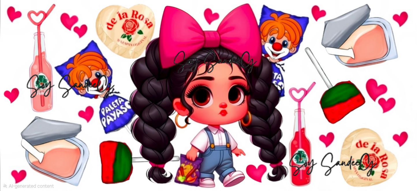 Paleta Payaso Cutie - UVDTF Wrap for cups/hard surfaces sticker