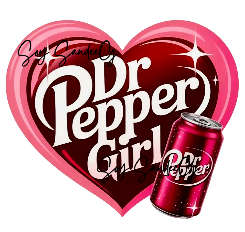 Dr. Pepper Girl - UVDTF Decal for cups/hard surfaces sticker