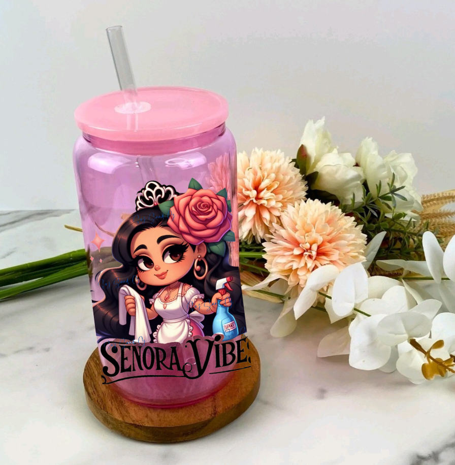 Señora Vibes - UVDTF Wrap for cups/hard surfaces sticker