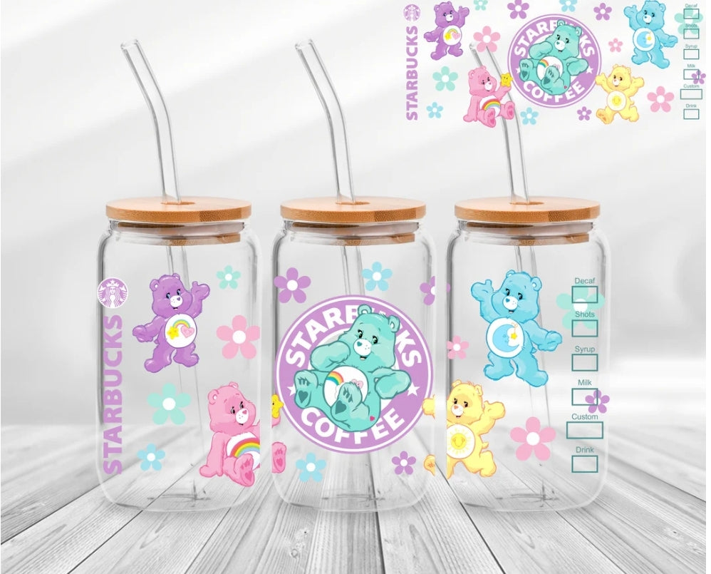 Osos cariñosos de Starbucks UVDTF