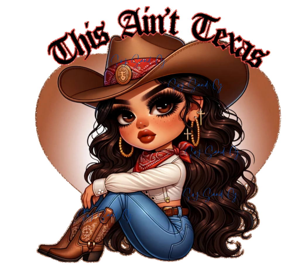This Ain't Texas - UVDTF Decal for cups/hard surfaces sticker