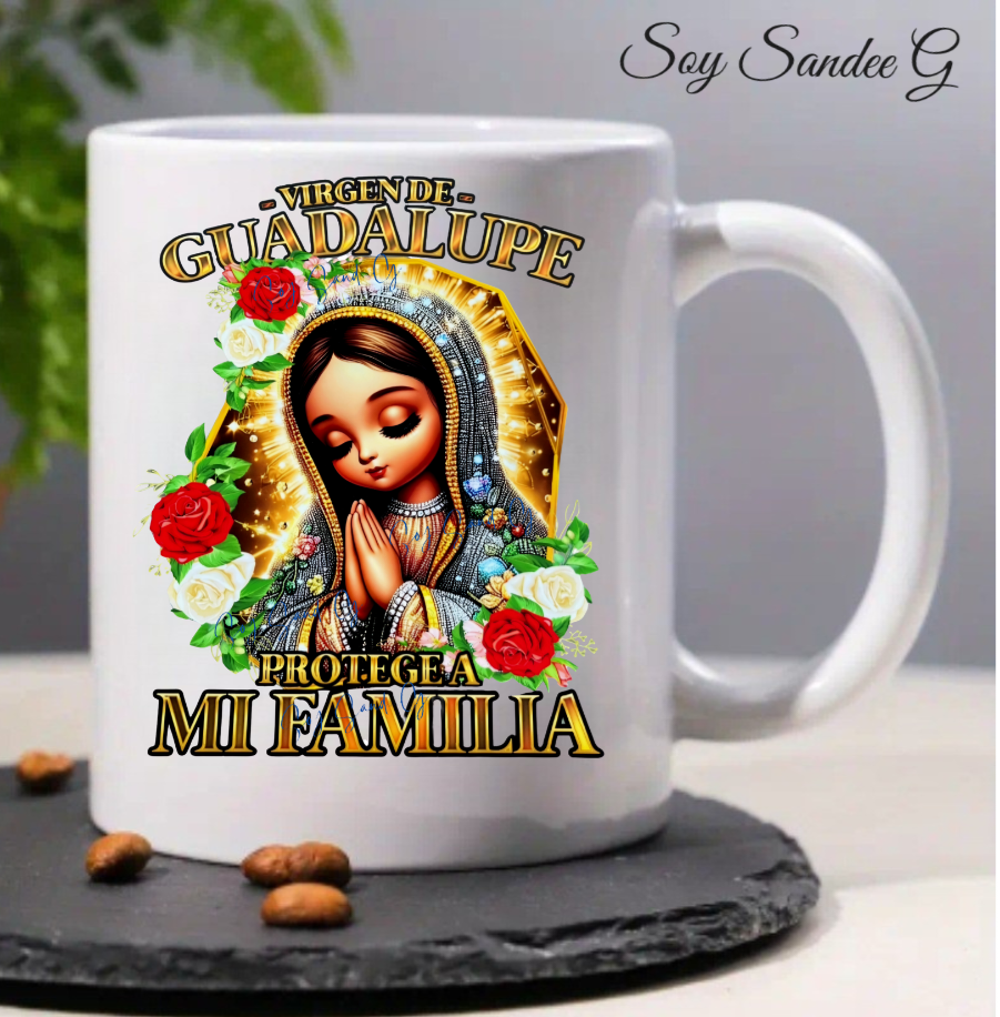 Calcomanía UVDTF de Guadalupe