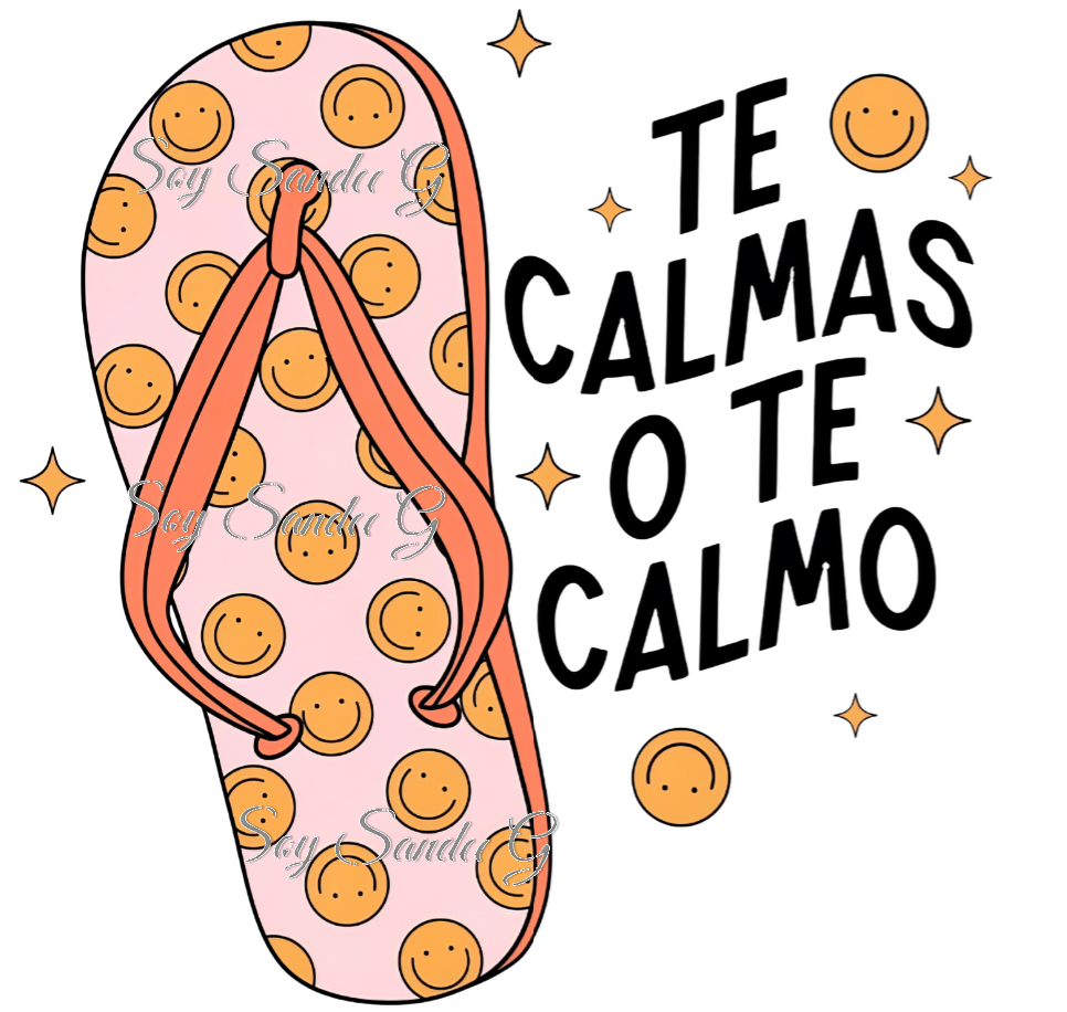 Chancla - UVDTF Decal for cups/hard surfaces sticker