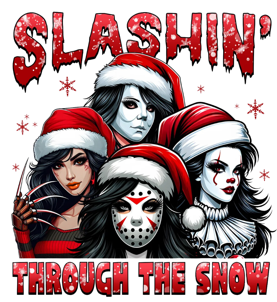 Slashing through the Snow - UVDTF Decal for cups/hard surfaces sticker