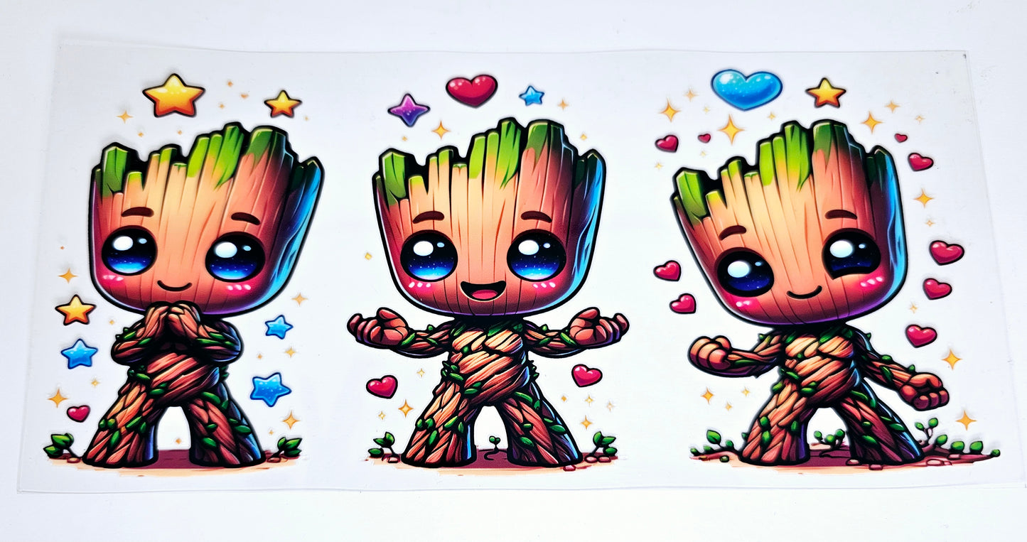 Cartoon Tree - UVDTF wrap for cups/hard surfaces sticker