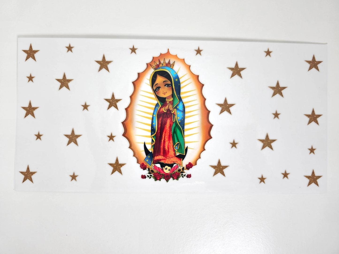 Virgencita - UVDTF Wrap for cups/hard surfaces sticker