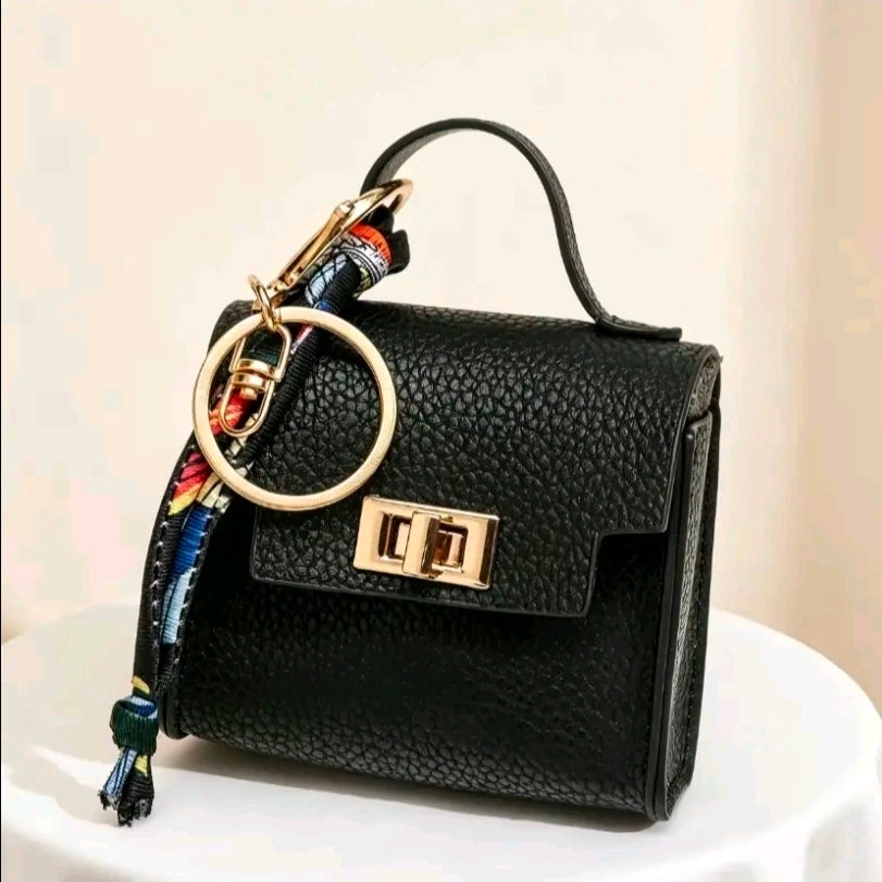 Mini Square Keychain Bag Accessory