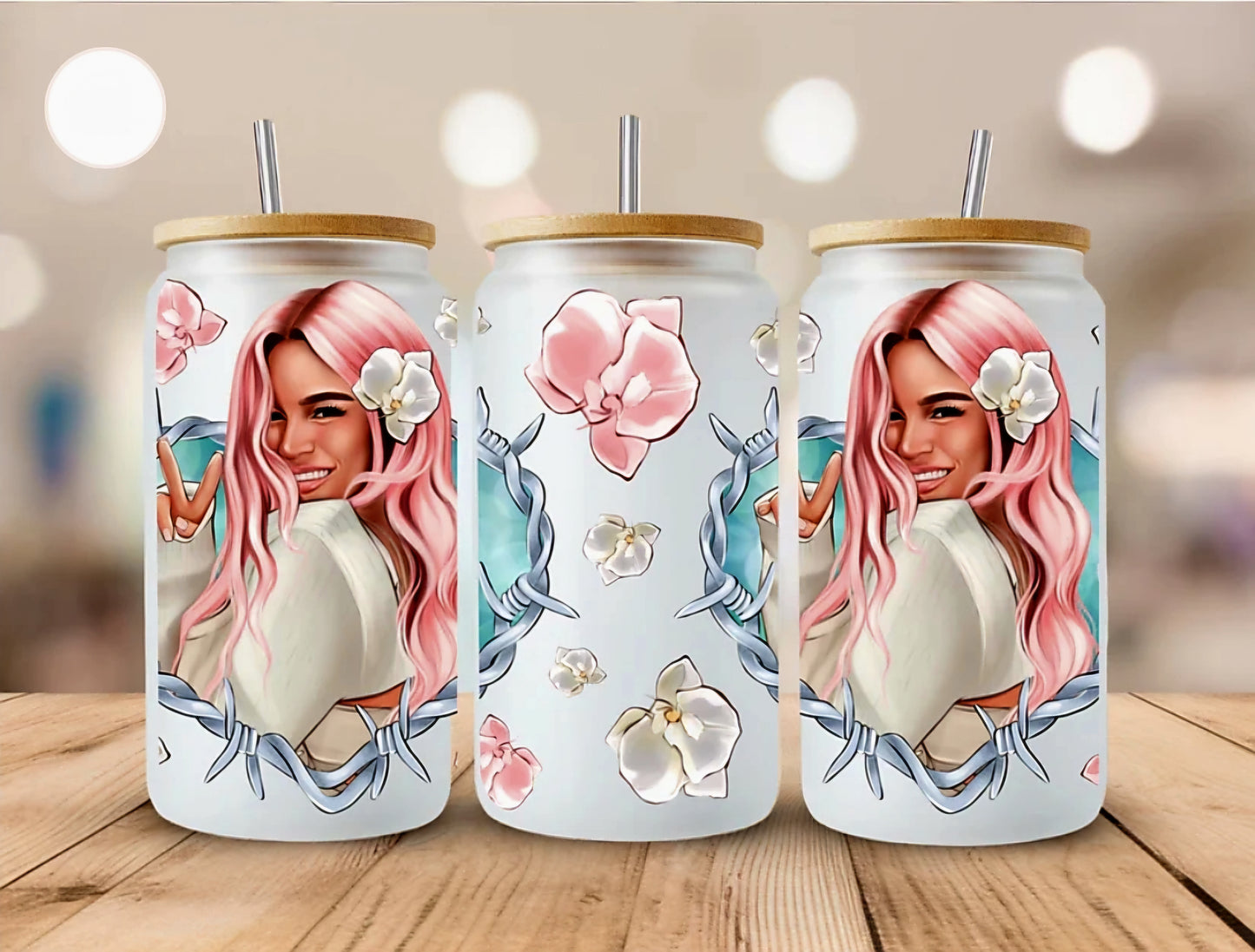 Karol G - UVDTF Wrap for cups/hard surfaces sticker