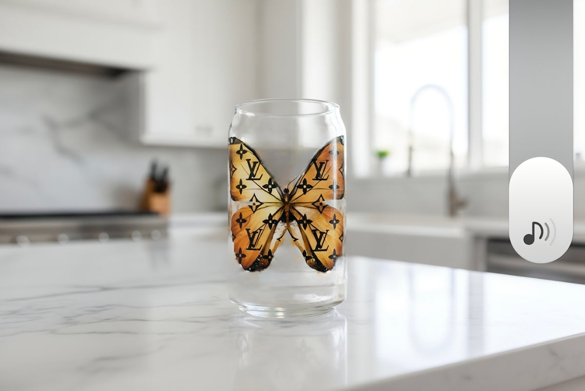 Louis Vuitton Butterfly - UVDTF Decal for cups/hard surfaces sticker