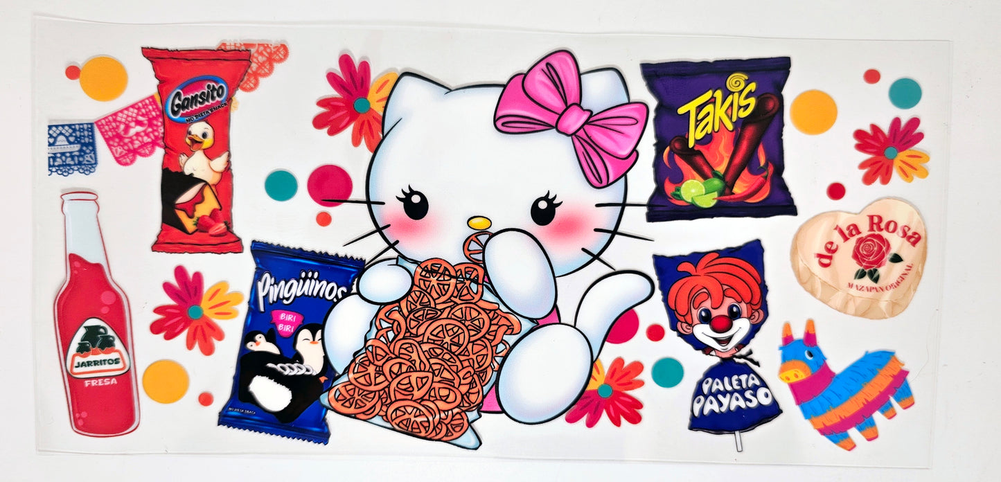 HK Mexican Snacks - UVDTF Wrap for cups/hard surfaces sticker