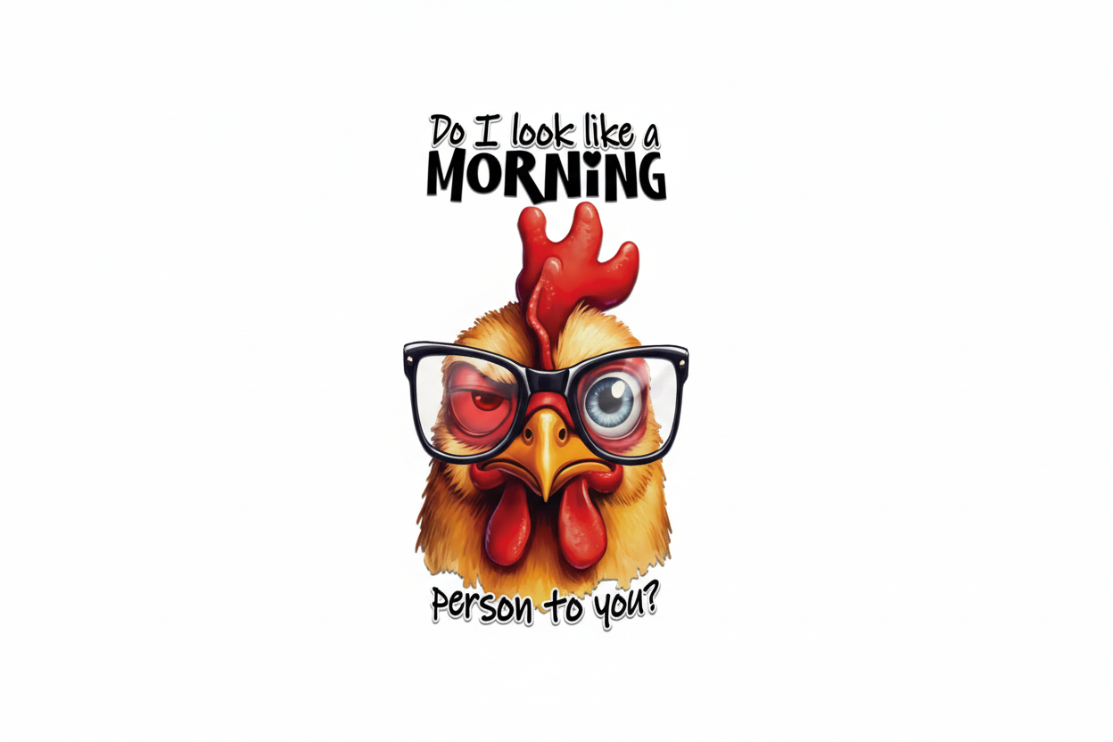 Do I Look like a Morning Person to You? - UVDTF Decal for cups/hard surfaces sticker
