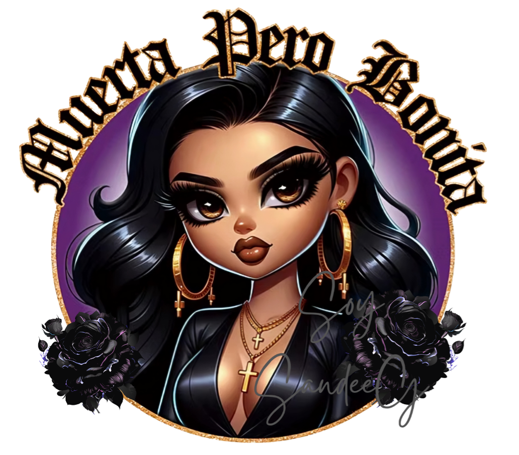 Muerta pero Bonita (Dead but Cute) - UVDTF Decal for cups/hard surfaces sticker