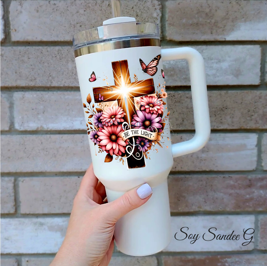Be the Light Cross - UVDTF Decal for cups/hard surfaces sticker