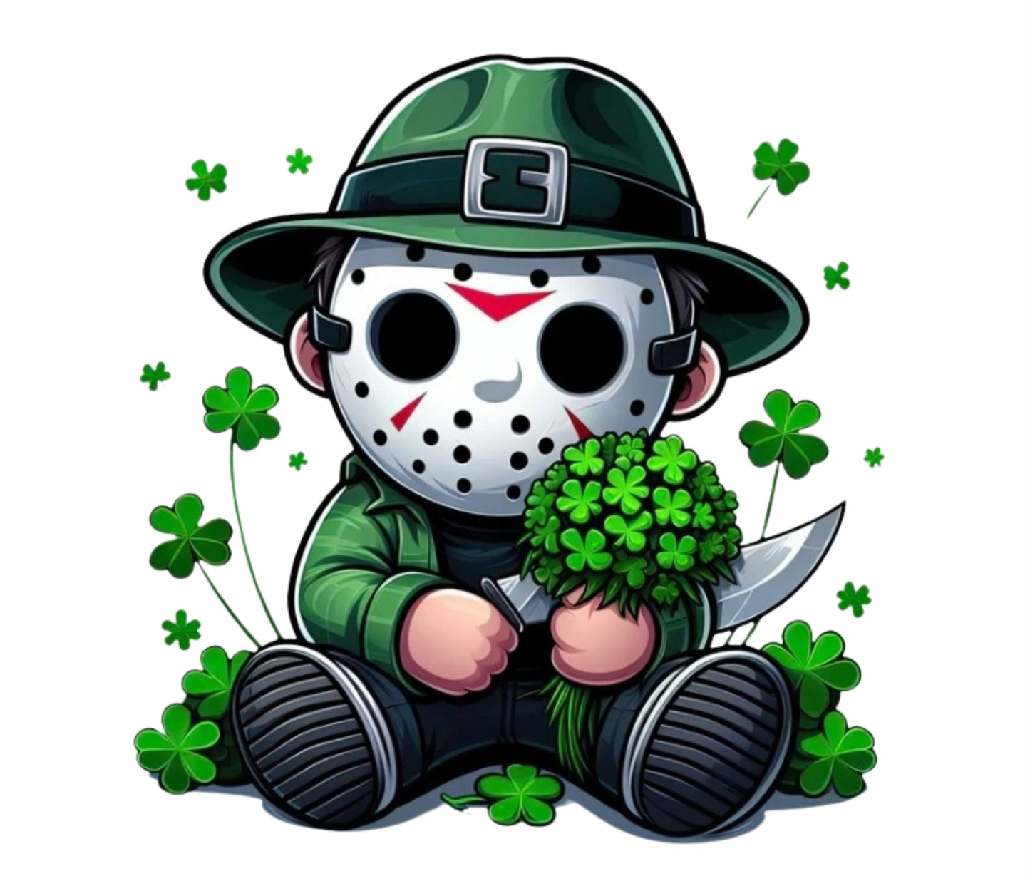 Calcomanía UVDTF de Michael Myers de Irlanda