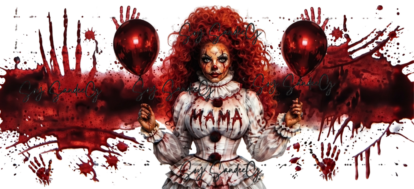Mama Red Balloons - UVDTF Wrap for cups/hard surfaces sticker