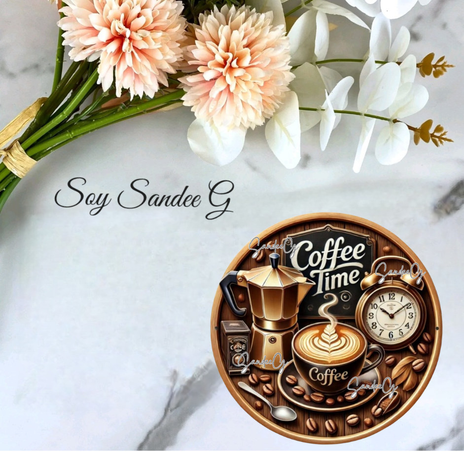 Coffee Time - UVDTF Decal for cups/hard surfaces sticker