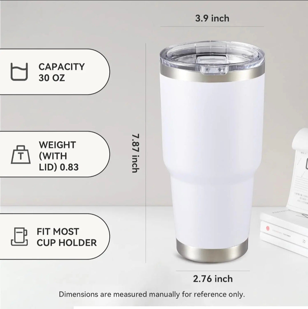 30 oz Stainless Steel Tumbler