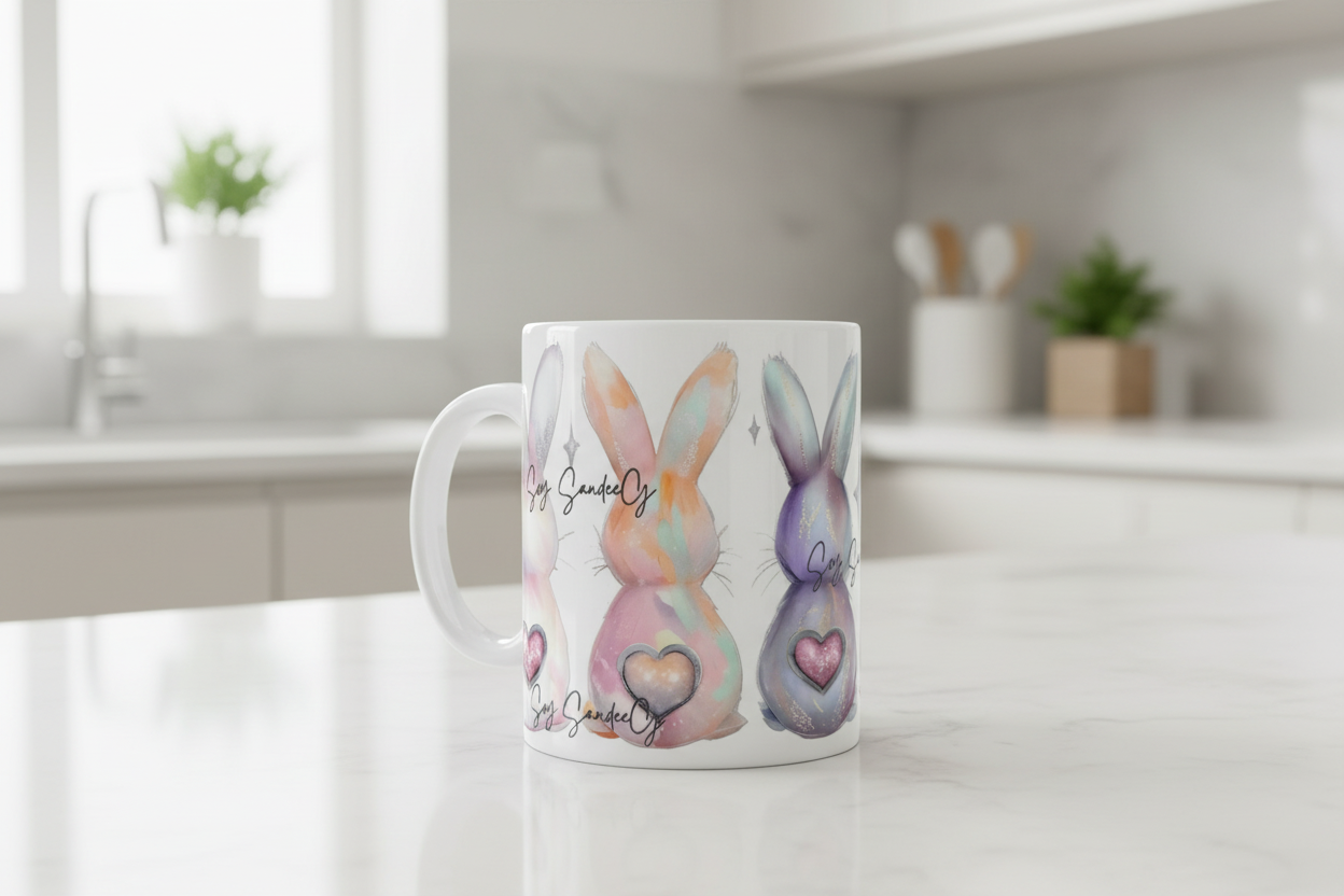 Bunnies Love - UVDTF Wrap for cups/hard surfaces sticker