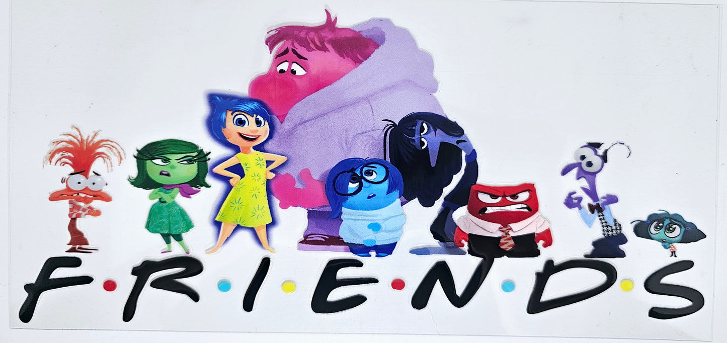 Envoltura UVDTF de Inside Out Friends