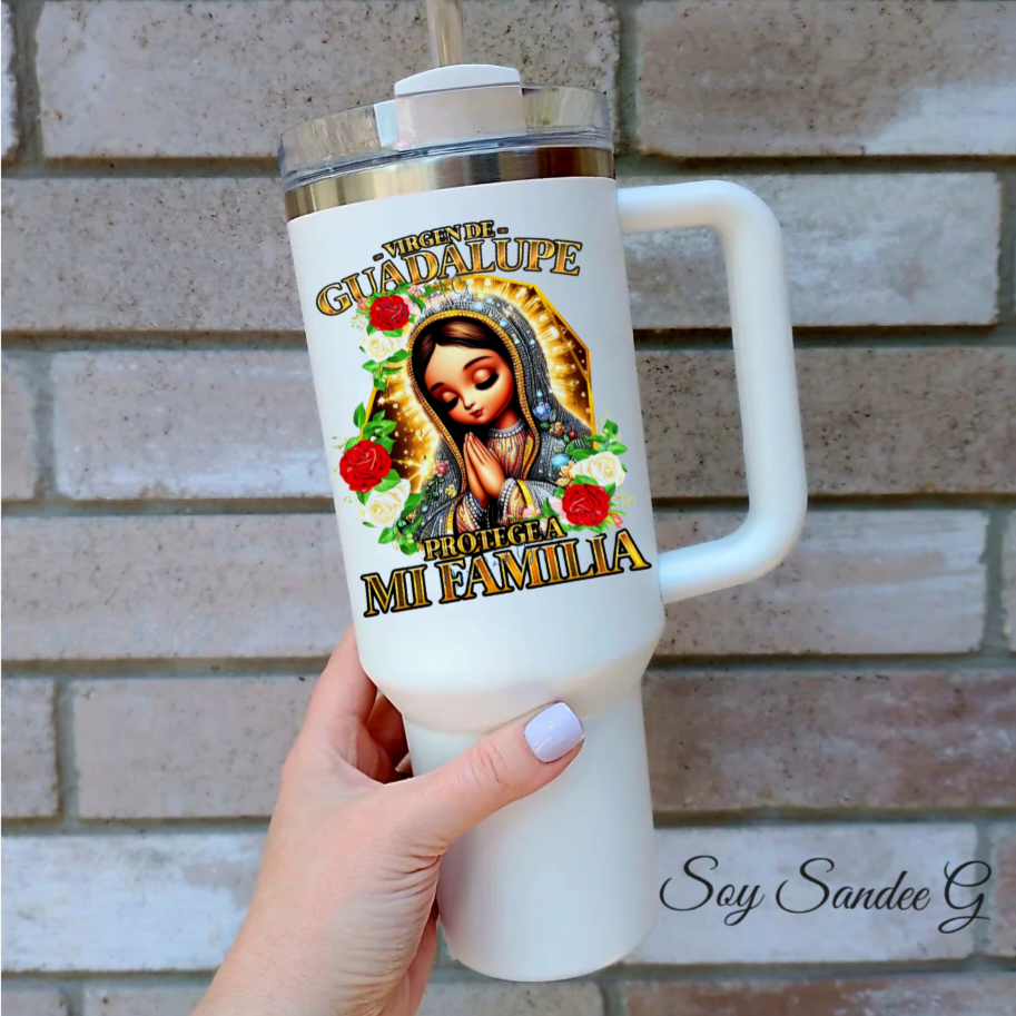 Calcomanía UVDTF de Guadalupe