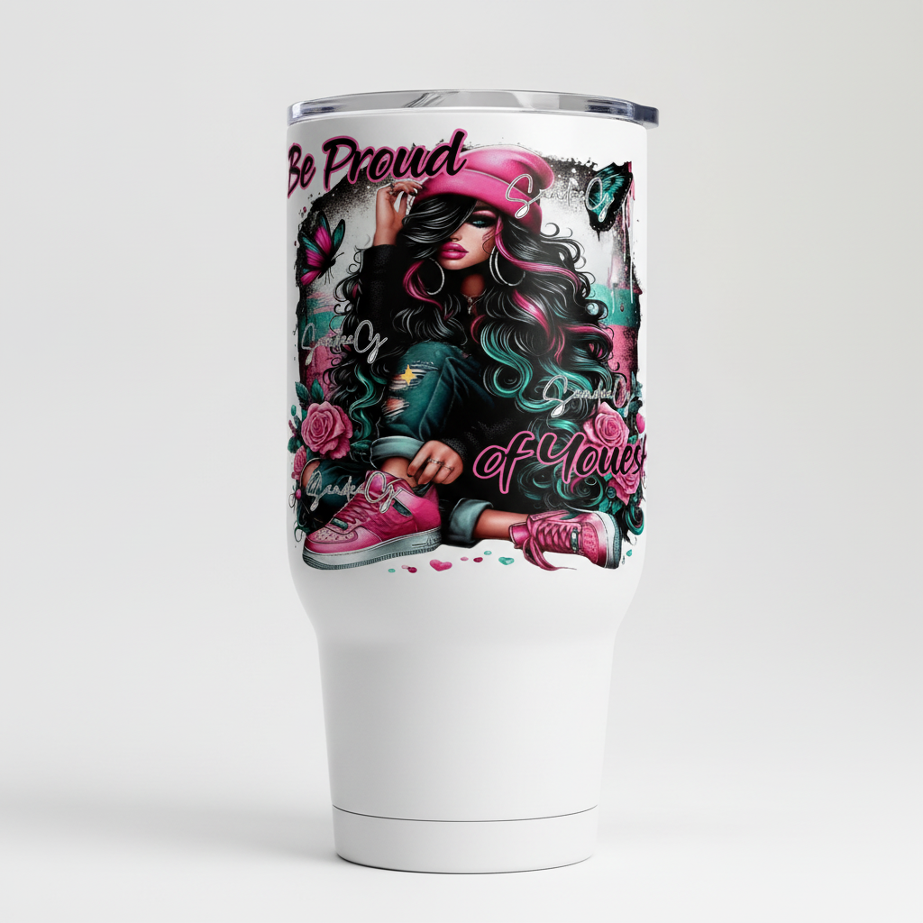 Be Proud of Yourself - UVDTF Decal for cups/hard surfaces sticker