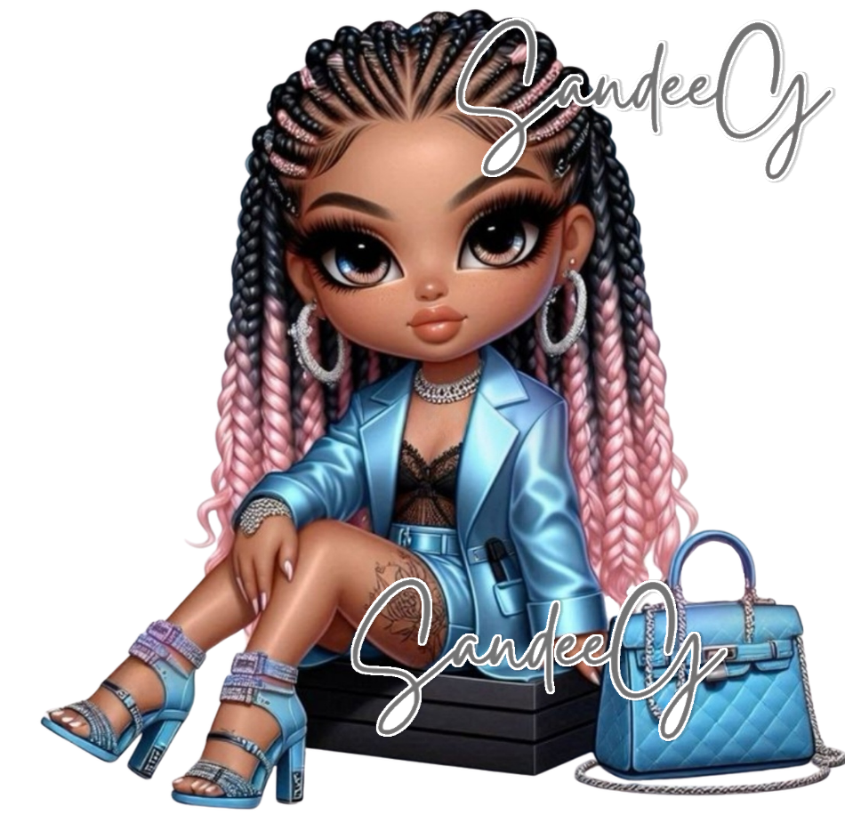 Blue Bag Cutie #2 - UVDTF Decal for cups/hard surfaces sticker