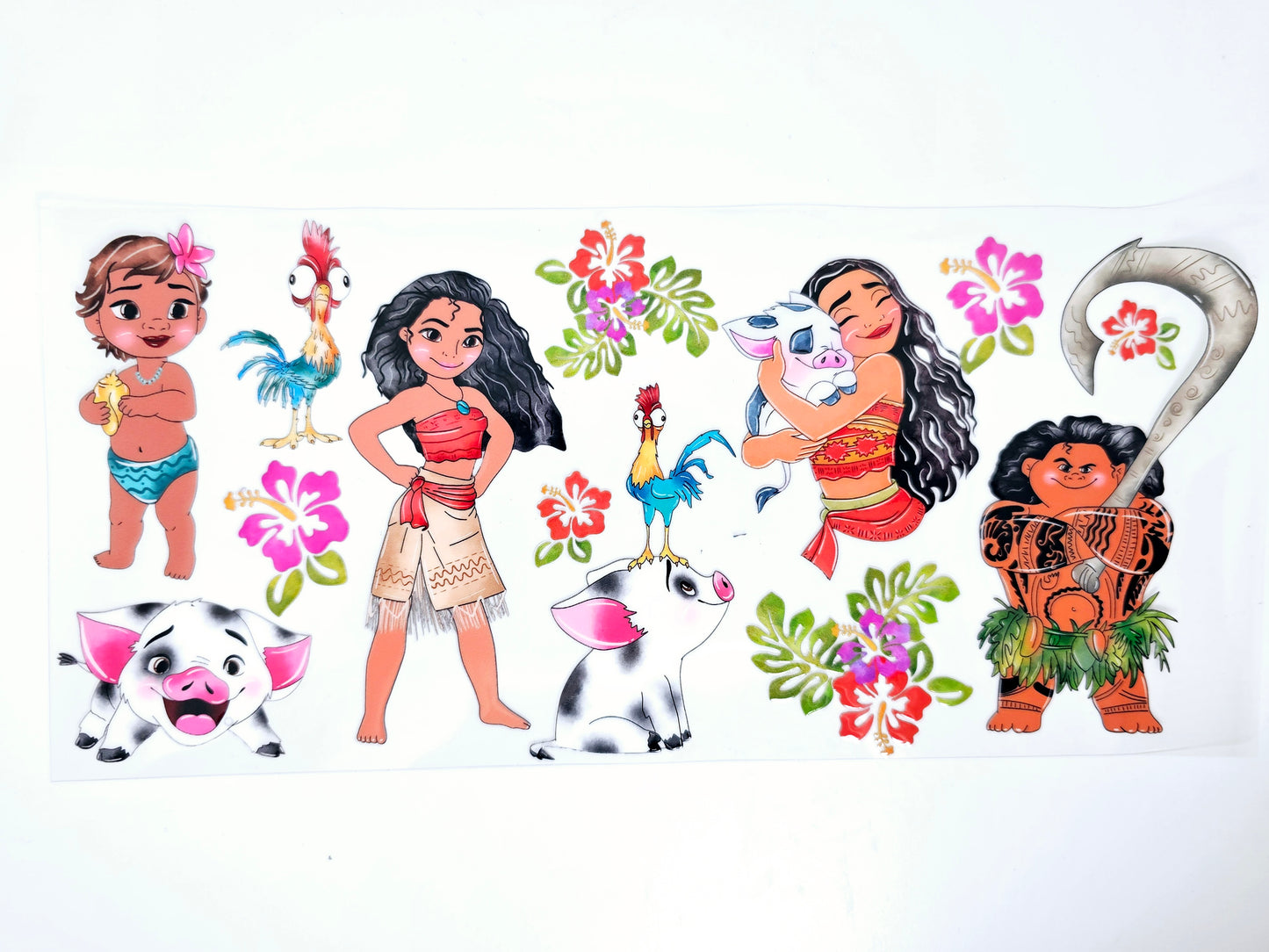 Moana - UVDTF Wrap for cups/hard surfaces sticker