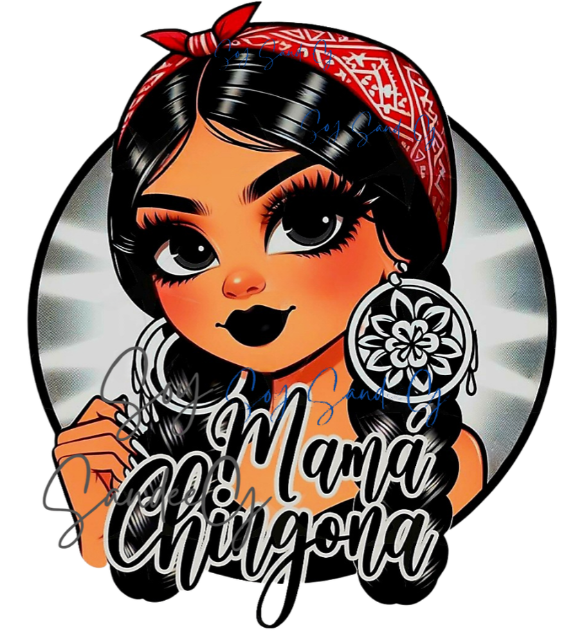 Mama Chingona - UVDTF Decal for cups/hard surfaces sticker
