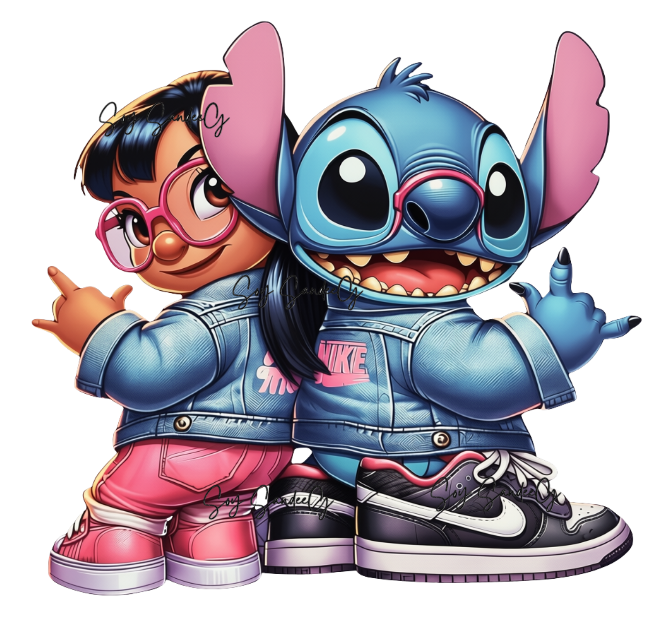 Lilo & Stitch - UVDTF Decal for cups/hard surfaces sticker
