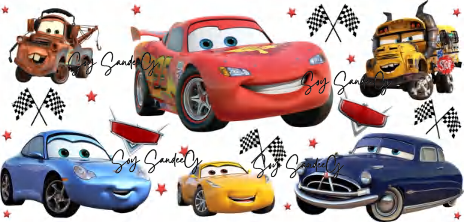 Cars the Movie - UVDTF wrap for cups/hard surfaces sticker
