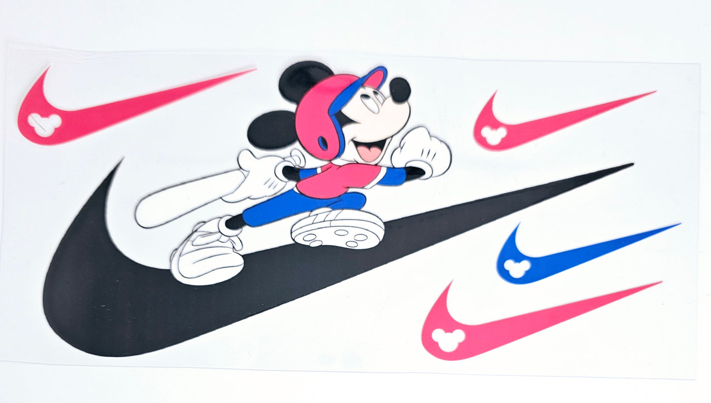 Nike Baseball Mickey - UVDTF Wrap for cups/hard surfaces sticker