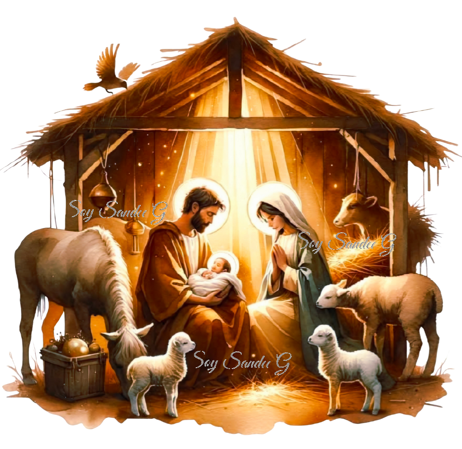 Nativity - UVDTF Decal for cups/hard surfaces sticker