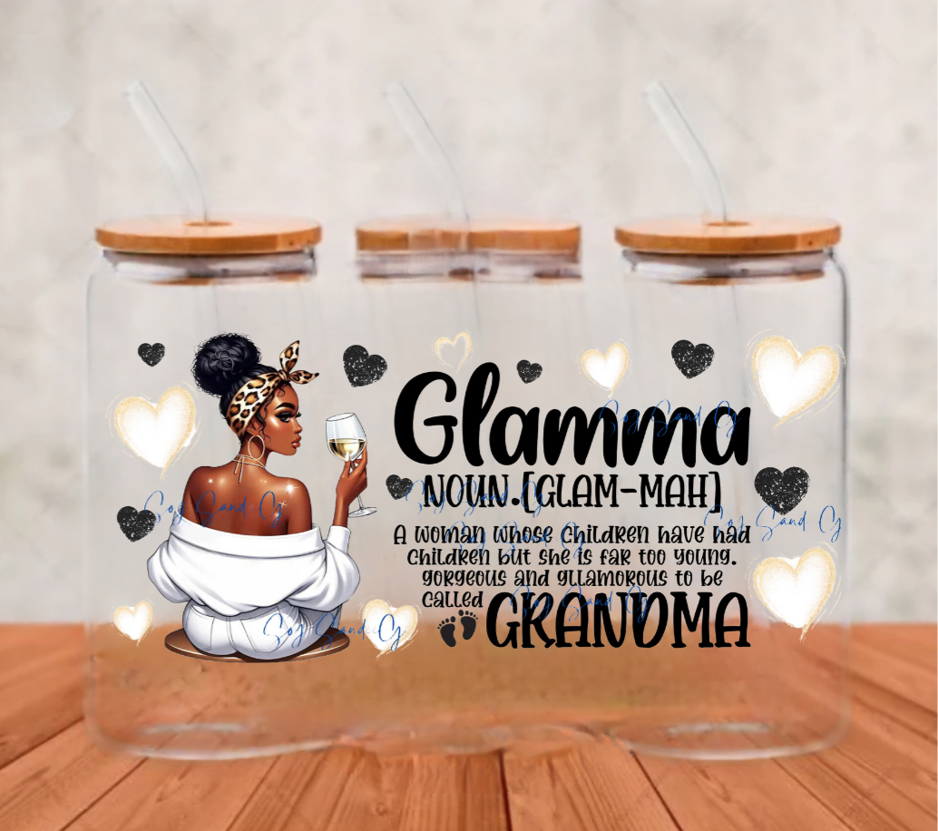 Glamma #2 - UVDTF Wrap for cups/hard surfaces sticker