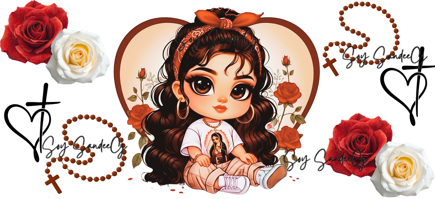 Envoltura Virgen de Guadalupe UVDTF