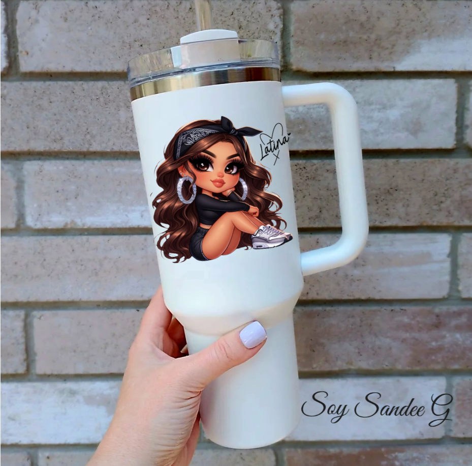 Latina Cutie - UVDTF Decal for cups/hard surfaces sticker