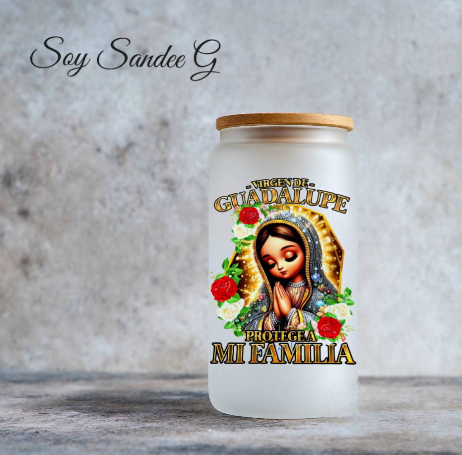 Calcomanía UVDTF de Guadalupe