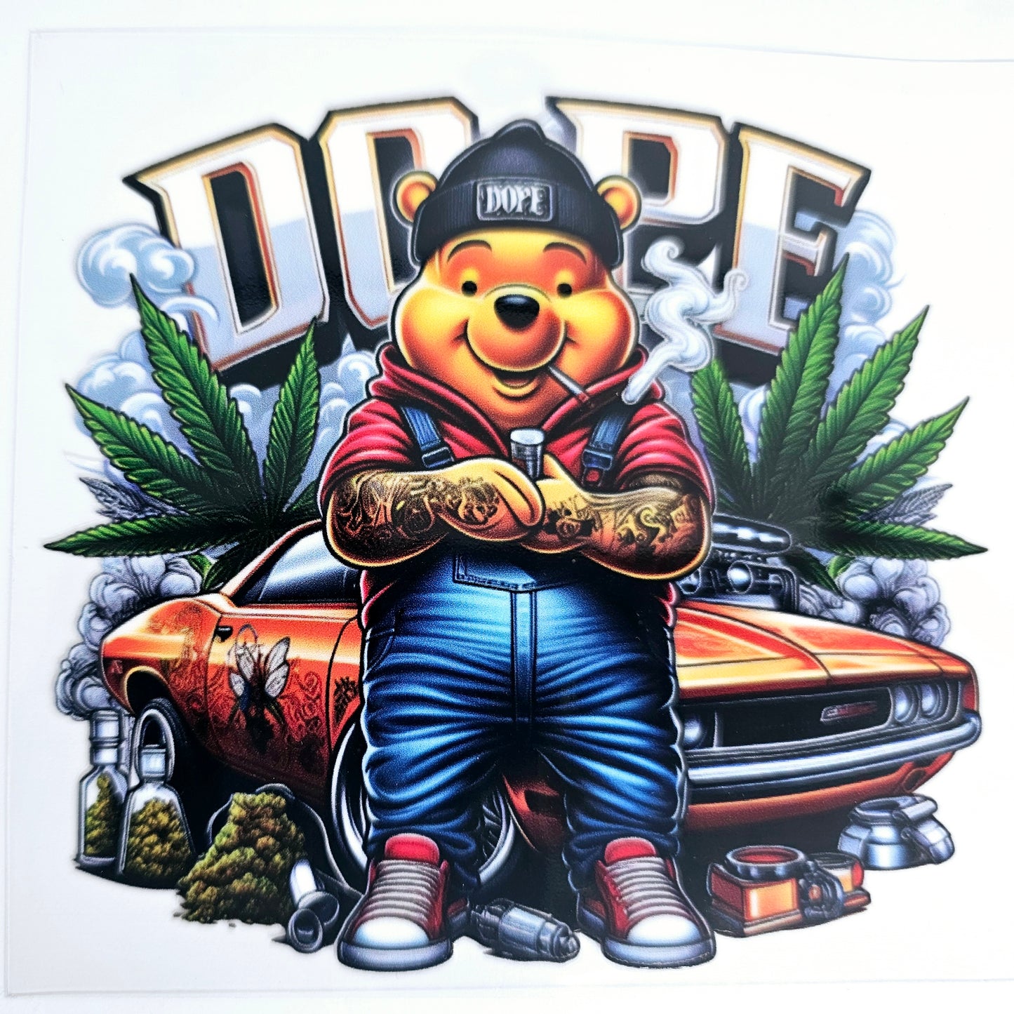 Dope Winnie - UVDTF Decal for cups/hard surfaces sticker