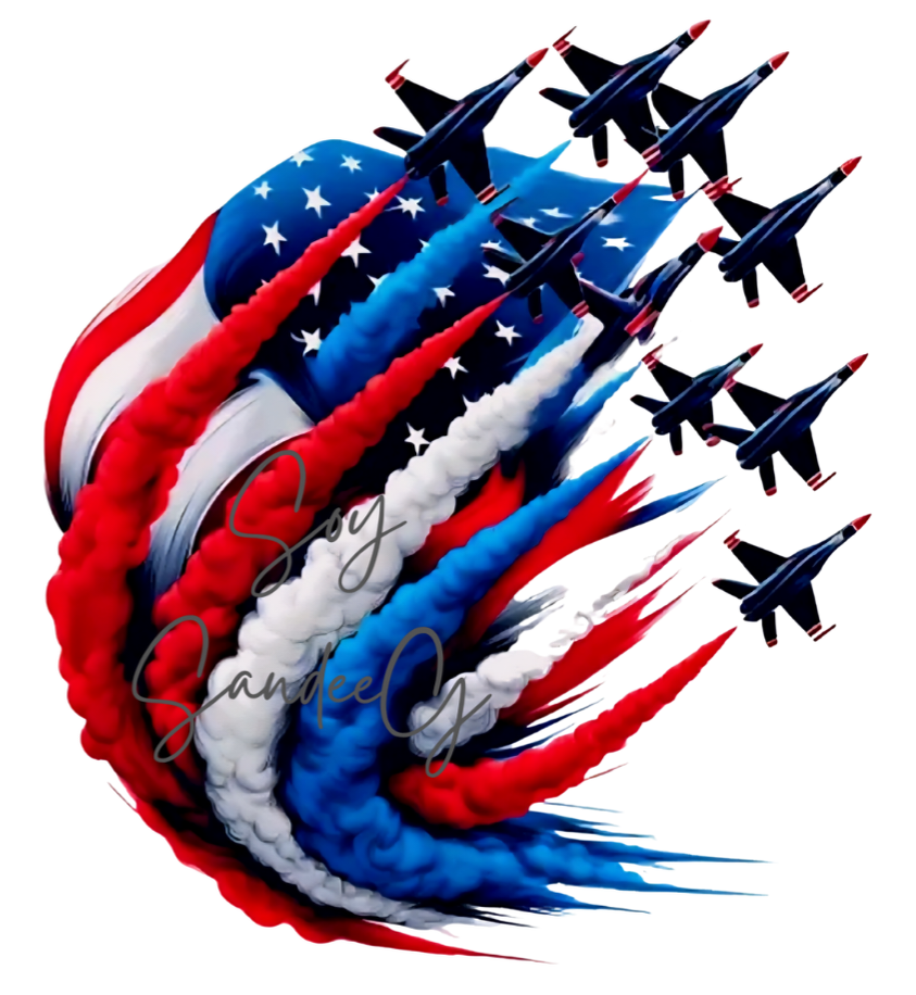 USA Fighter Jets - UVDTF Decal for cups/hard surfaces sticker