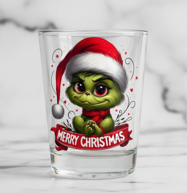 Christmas Shotglass - UVDTF Decal