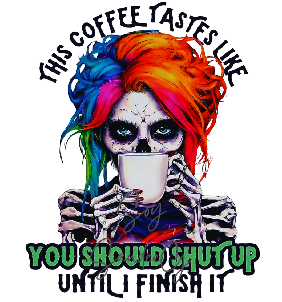 This Coffee Tastes Like... - UVDTF Decal for cups/hard surfaces sticker