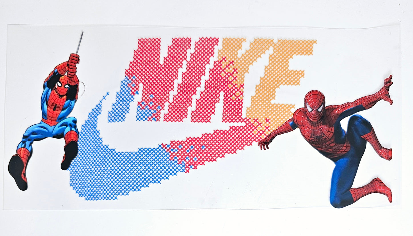 Nike Spiderman - UVDTF Wrap for cups/hard surfaces sticker