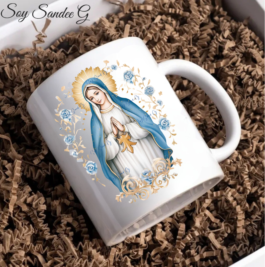 Calcomanía UVDTF de la Virgen María