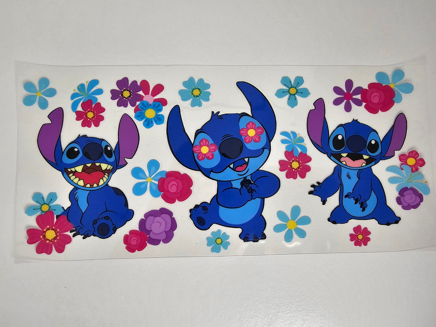 Ohana Flowers - UVDTF Wraps for cups/hard surfaces sticker