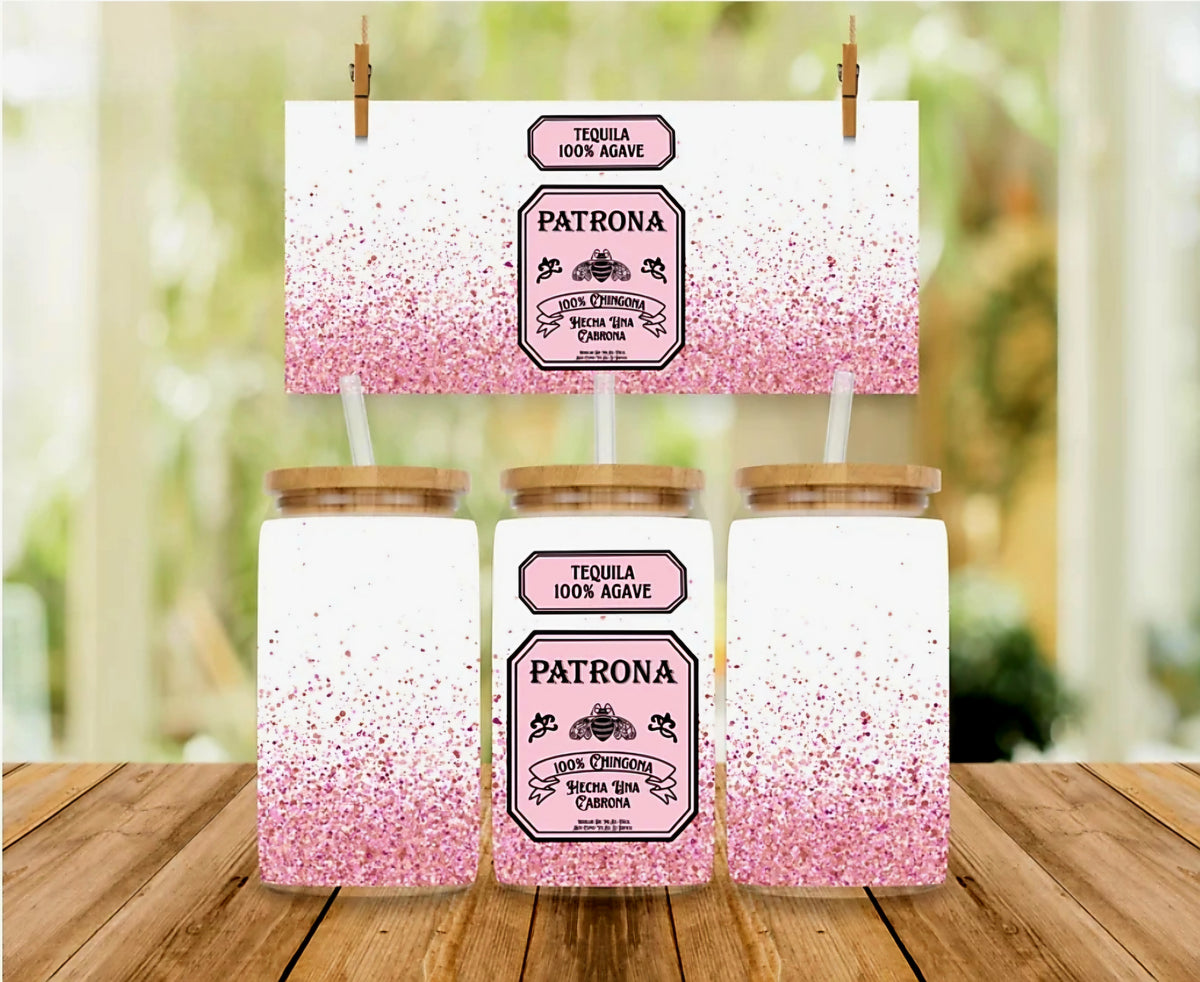 Pink Tequila - UVDTF Wrap for cups/hard surfaces sticker