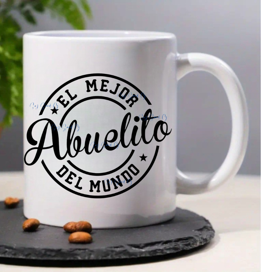 El Mejor Abuelito (The Best Grandad) - UVDTF Decal for cup/hard surfaces sticker