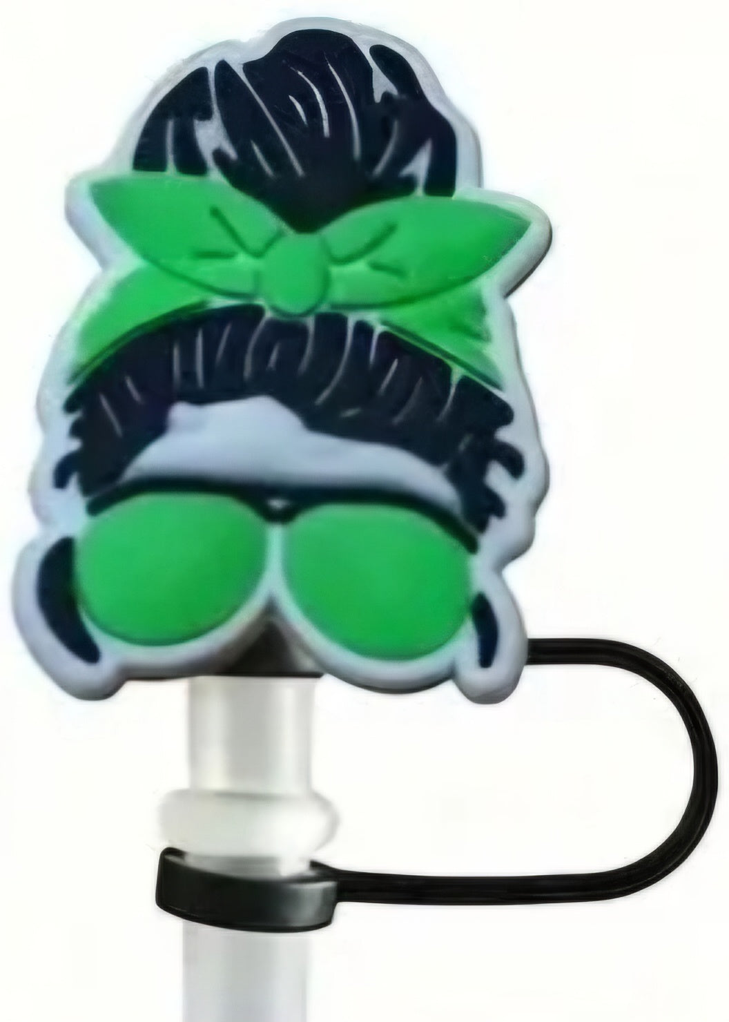 Messy Bun - Straw Topper