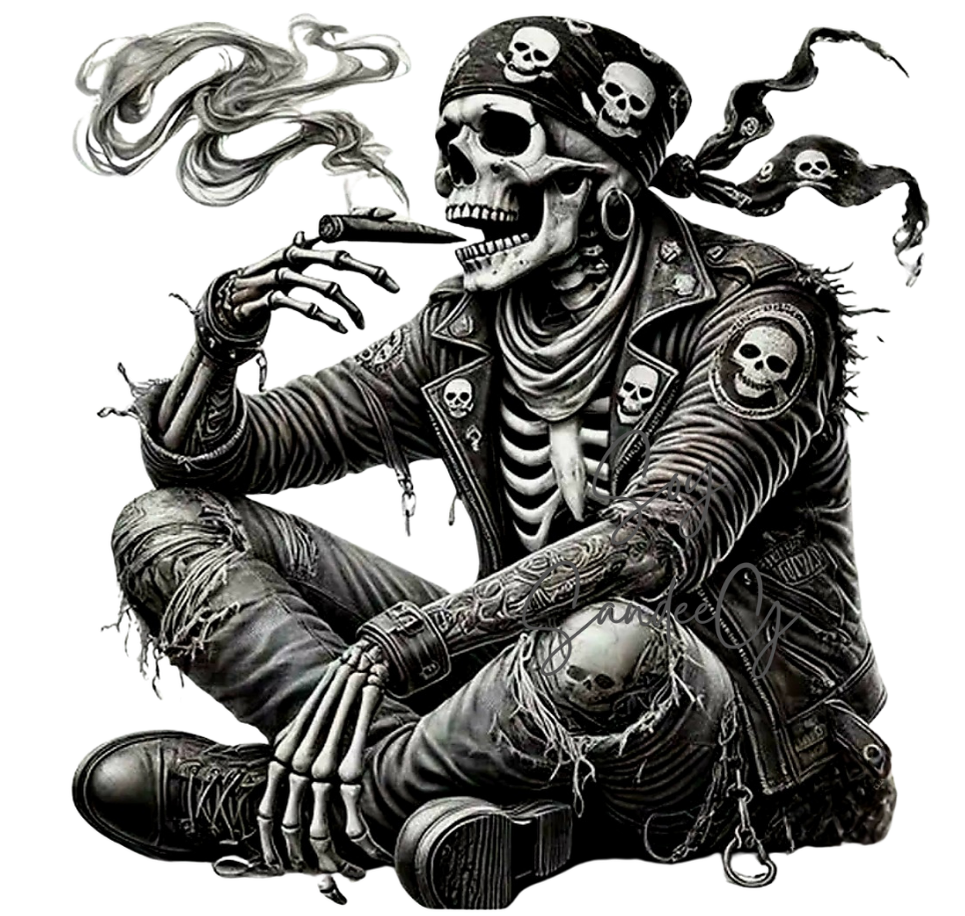 Biker Guy - UVDTF Decal for cups/hard surfaces sticker