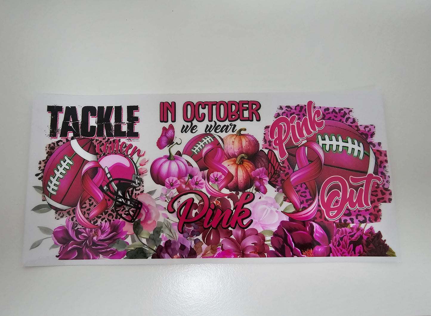 Tackle in October - UVDTF Wrap for cups/hard surfaces sticker